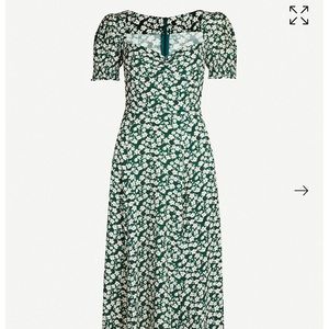 ISO.    REFORMATION
Lacey abstract-print crepe midi dress